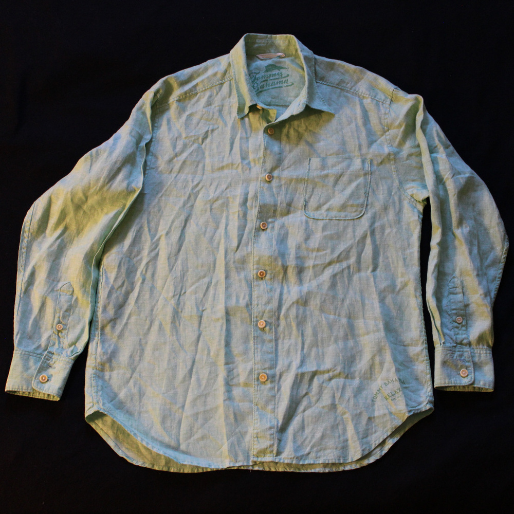Tommy Bahama Linen Shirt Large